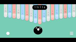 Windy hill_(Đồi thổi gió) - 羽肿. Kalimba cover. |Keylimba app. screenshot 5