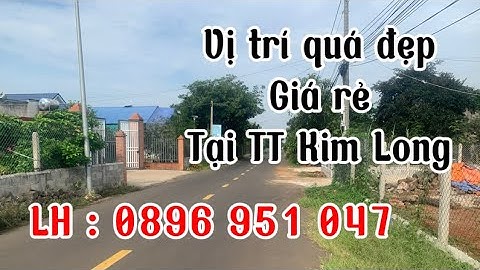 Mẹ già lớn tuổi không làm nổi kêu bán mảnh đất vườn đẹp giá rẻ tại Thị Trấn Kim Long gần Trung Tâm .