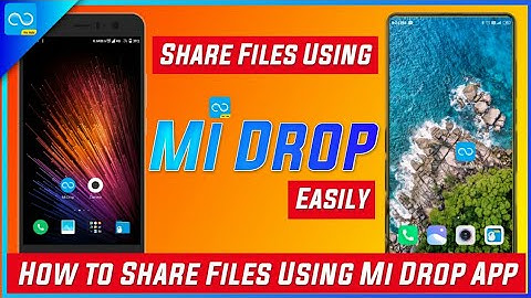 How to Share FIles using Mi Drop Hindi_ Fastest File Sharing App for Android