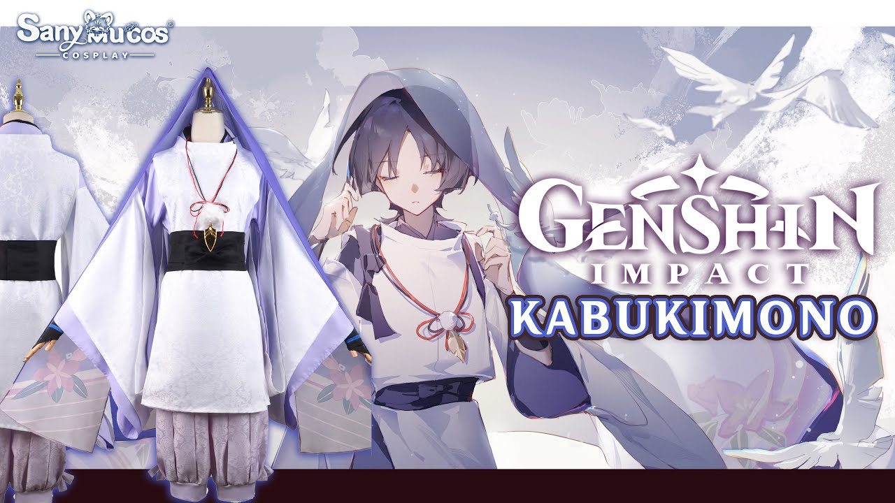 【SanyMuCos】Genshin Impact Kabukimono Cosplay Costume Plus Size Detail Show
