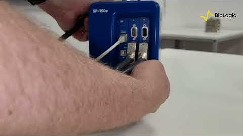 Set-up - Getting started on the SP-150e - BioLogic