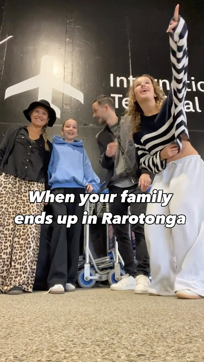 When your family ends up in Rarotonga! 🎵: Burning Love, Elvis