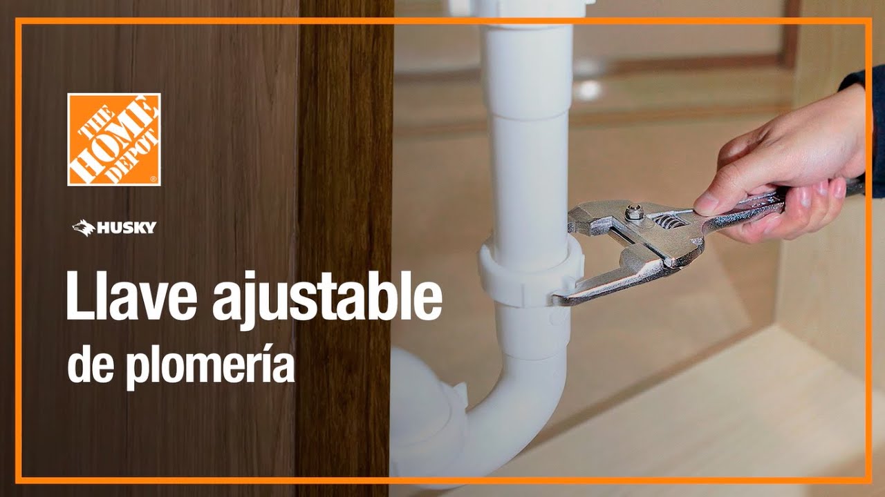LLAVE AJUSTABLE DE PLOMERÍA HUSKY - YouTube