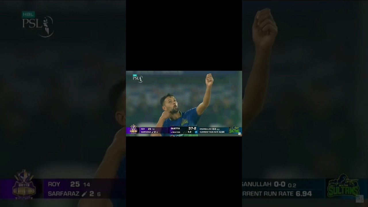 Ihsanullah five 🖐🏻 wkts vs Quetta Gladiators 