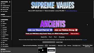 Supreme Values Mid January 2026