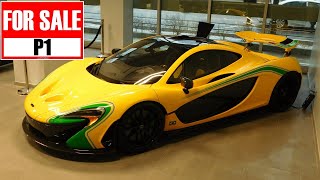 Mclaren p1 for sale--signed by aryton senna!