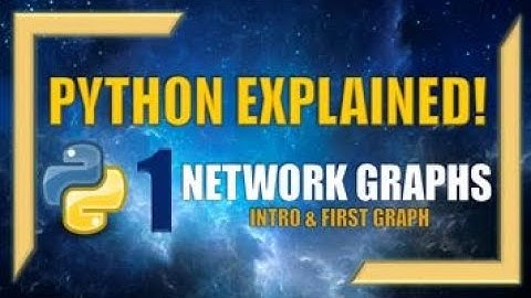 Building Network Graphs With Python | Part 1