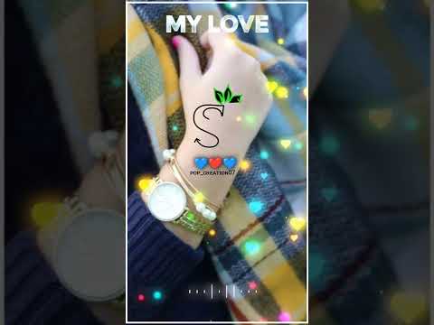 S + Love Trending Name Art Video || Status 2022 {} @Pop_Creation07 {} Like Comment Share