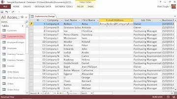 Microsoft Office Access 2013 Tutorial: Deleting and Changing Records | K Alliance