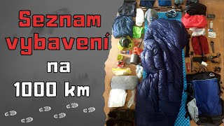 Vybavení pod 6 kg na Severní Stezku Českem