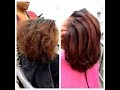 COLOR TRANSFORMATION AND SILK PRESS NATURAL HAIR ON THIS BEAUTY!!! TYPE 4 HAIR