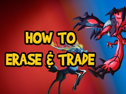 Pokemon X And Y Tutorial How To Start New Game Erase Delete Save File And Trade Guide Youtube