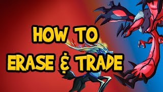 Pokemon X and Y Tutorial - How to Start New Game Erase Delete Save File and Trade Guide screenshot 4