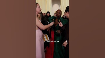 Thumbnail of Ke Huy Quan & Cynthia Erivo Sing with @AmeliaDimoldenberg on the Oscars Red Carpet