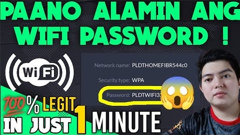 PAANO MALAMAN ANG WIFI PASSWORD NG KAHIT ANONG WIFI SA SAVED NETWORKS !100% LEGIT WITH PROOF !