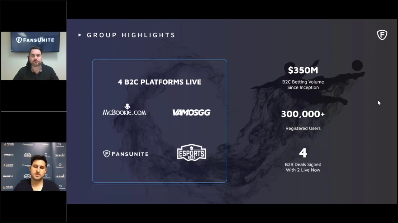 FansUnite (OTC: FUNFF) (CSE: FANS) Next Super Stock livestream 9/2/20