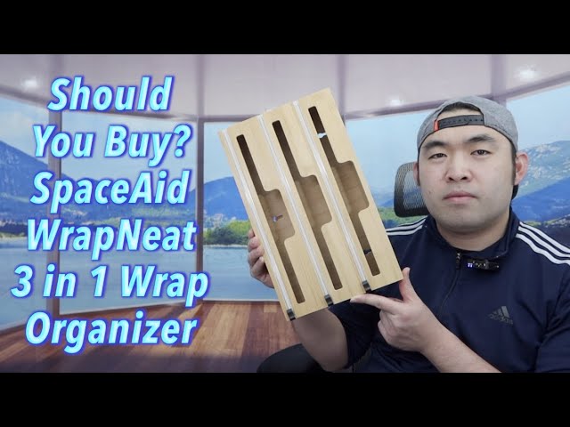 Should You Buy? SpaceAid WrapNeat 3 in 1 Wrap Organizer - YouTube