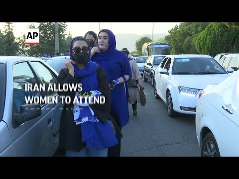 Iran allows women to attend Tehran soccer game