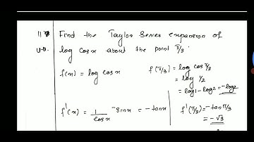 Module 5 | Taylor series part 2 | MAT 101 Linear algebra and Calculus | Semester 1