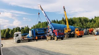 Негабарит на стройку новой скоростной трассы Казань-Екатеринбург.