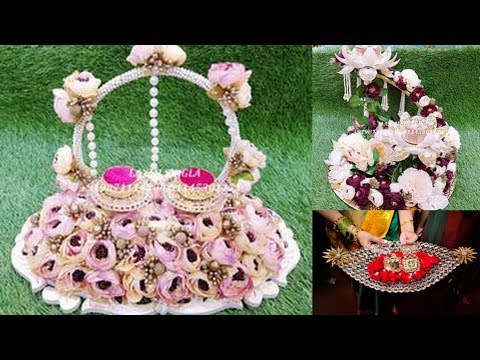 Decorative Idea Of Engagement Ring Plate Decoration For Wedding