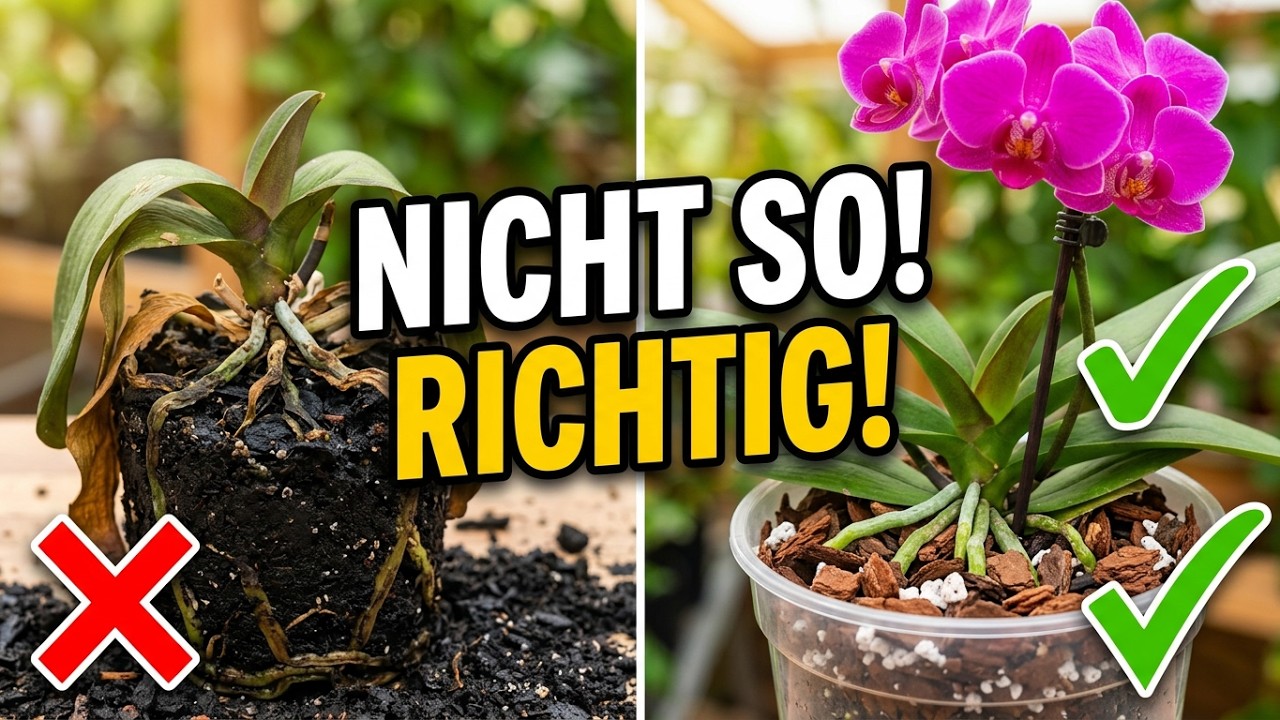 Orchidee umtopfen: Diese Fehler solltest du vermeiden