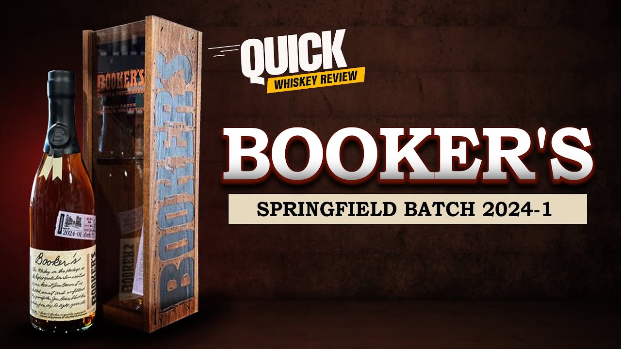 Booker's Bourbon The Springfield Batch 2024-01 Quick Review - YouTube