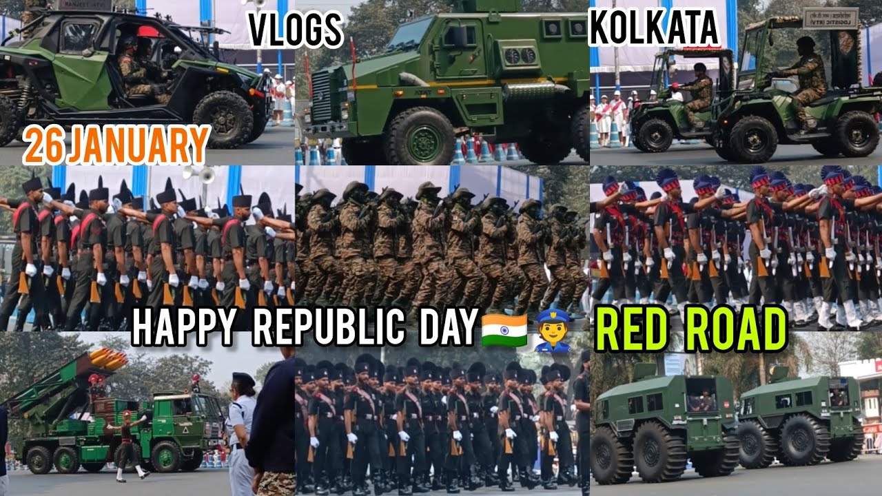 26 January Republic Day Parade LIVE from Red Road Kolkata 🇮🇳 