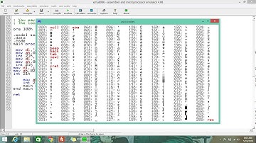 lecture #6 program to  print the name with characters in assembly language programming