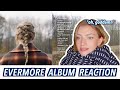 TAYLOR SWIFT EVERMORE ALBUM REACTION