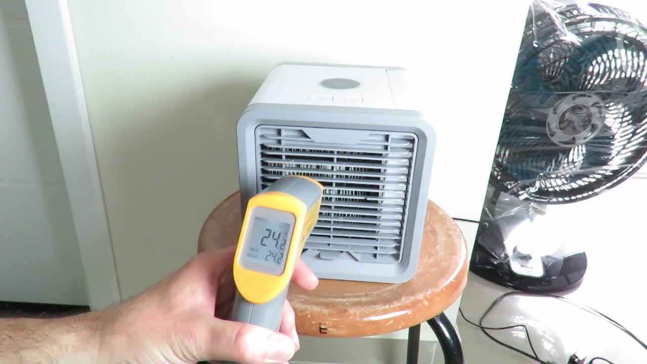 Teste temperatura Ar Condicionado Portátil USB Artic Air - Parecido com Evapolar