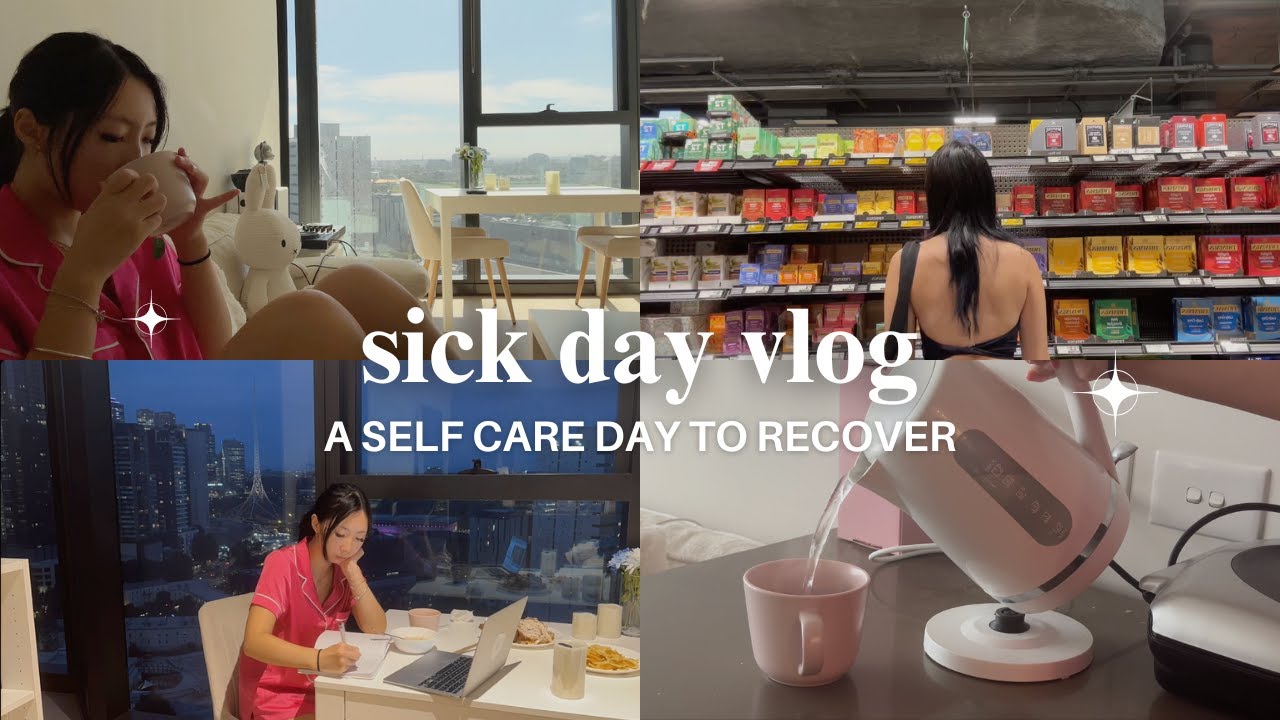 sick day vlog 😷 realistic day living alone at 19 - YouTube