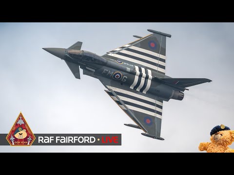 LIVE ROYAL INTERNATIONAL AIR TATTOO 2025 F-16, F-18, TYPHOON, RED ARROWS • RAF FAIRFORD 20.07.25