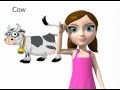 Cow - ASL sign for Cow - animated