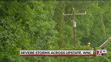 Thousands without power, trees down after severe storms