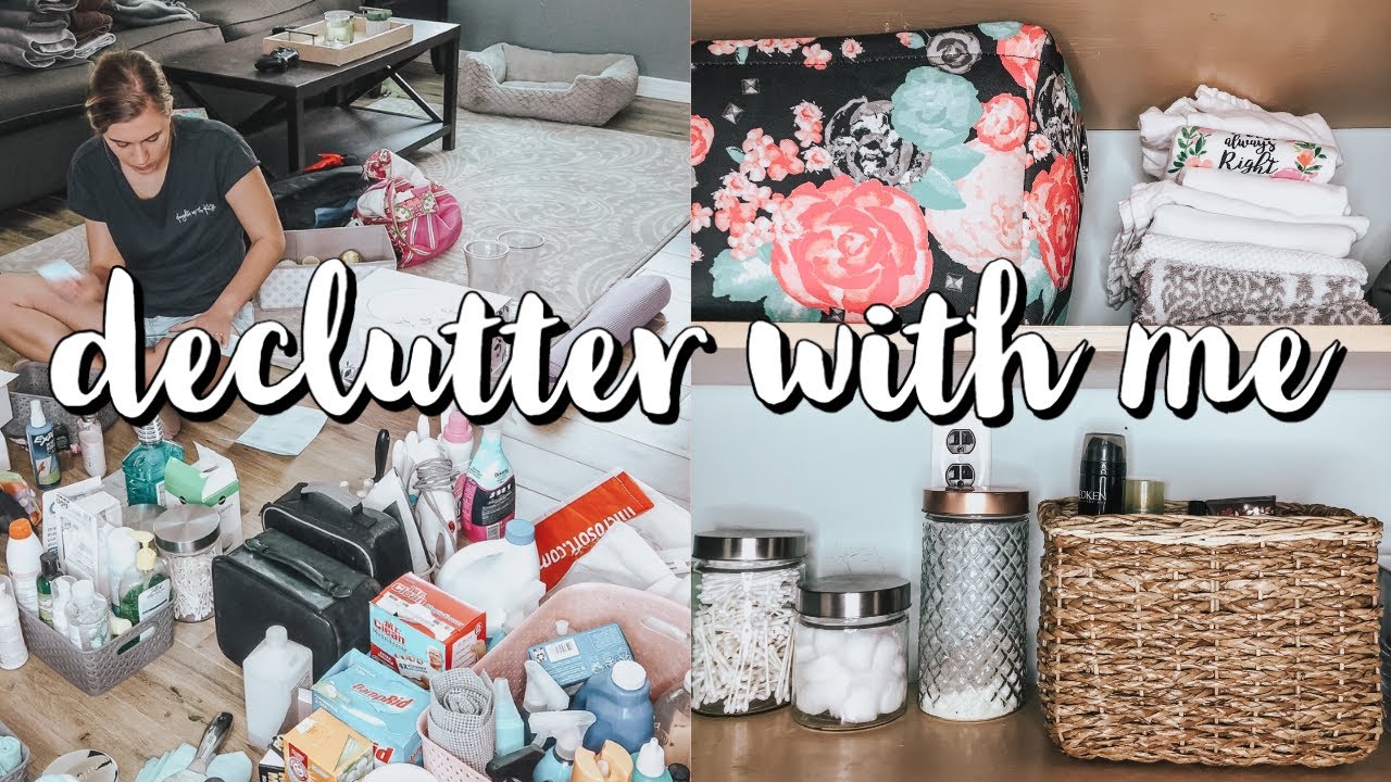 EXTREME LINEN CLOSET DECLUTTER | deep clean konmari style with me - YouTube