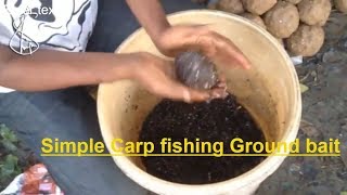 Simple Carp fishing Ground-bait- Catch more carp fish Misty ground bait..