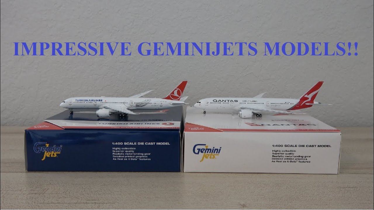 Ｍ08/02a0717☆Gemini lets boeing 787-9 Double GEMINJETS Boeing 787-9 Model Unboxings & Reviews | Turkish