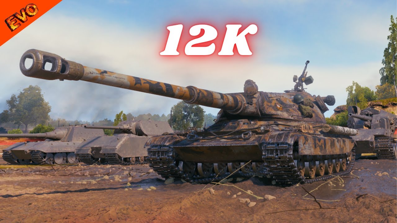 60TP 12K Damage & T95FV4201 Chieftain 10K Damage 12 Kills World of Tanks