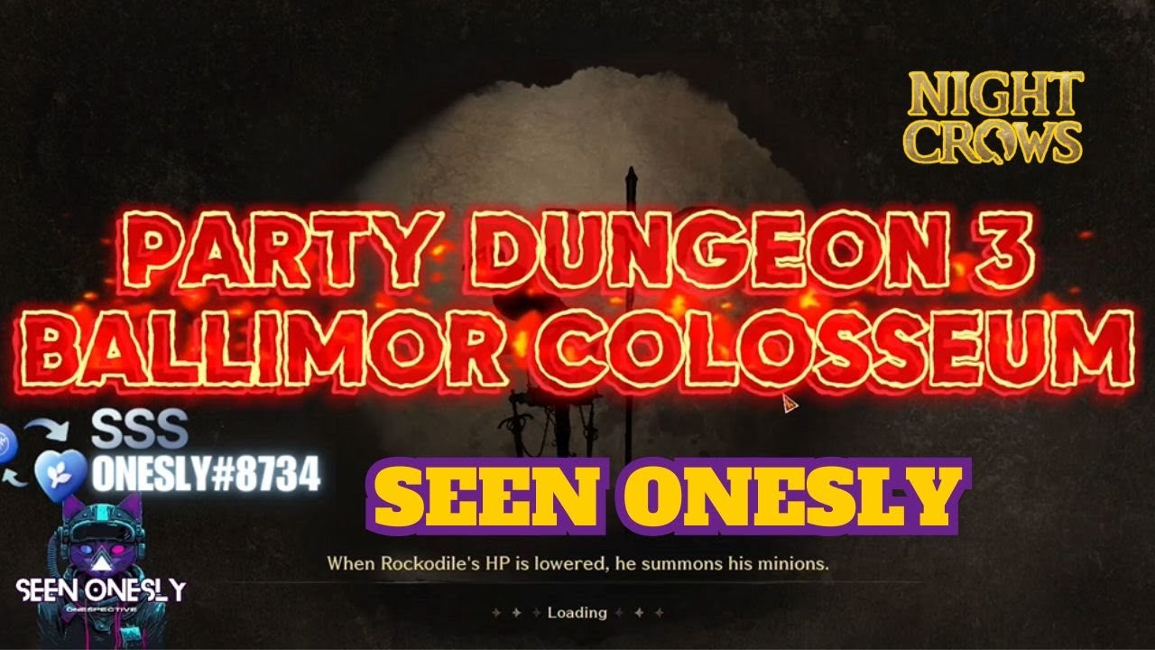 PARTY DUNGEON 3 BALLIMOR COLOSSEUM - NIGHT CROWS