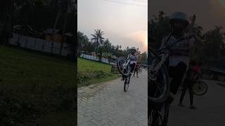 sun sat Wheelie #stunt #cycle #wheelie #mtb #shortsvideo #motivation #cycling