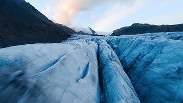 Flying FPV Drone over INSANE Glacier [8K]