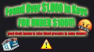 Found $1000 in Key Issues and Paid under $100