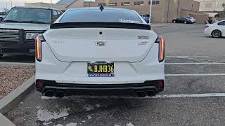 Cold start,  Tapout Tuning downpipes, JB4 2022 CT4-V Blackwing.