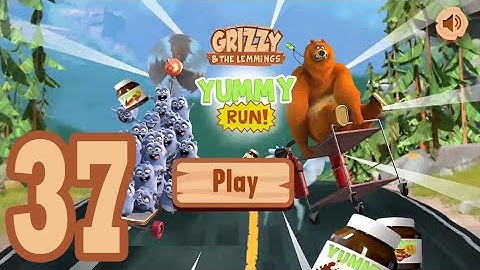 Grizzy and the Lemmings Yummy Run - Gameplay Walkthrough part 37 (Android/iOS)