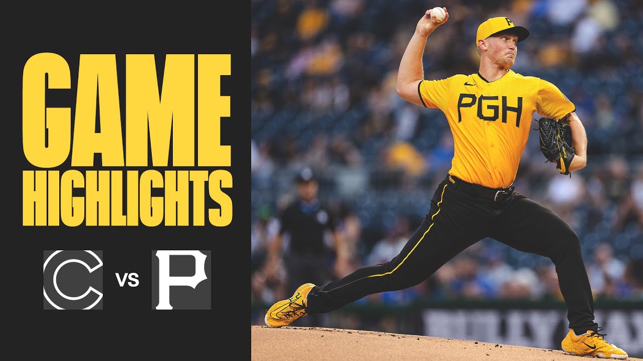 Mitch Keller Throws Eight Shutout Innings in Win  Cubs vs. Pirates  Highlights (8/25/23) 