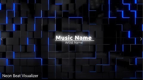 Neon Beat Visualizer - (How to make an Audio Visualizer and Audio Spectrum)