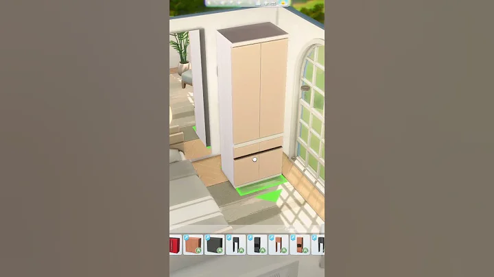 Custom Base Game Built-In Bed: Sims 4 Quick Tips Build Tutorial & Hacks #Shorts #ShortsmasChallenge
