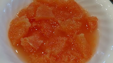 Sectioning Grapefruit