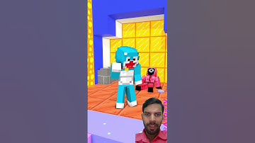 Watch "When JJ turned into Doraemon during the Squid Game Glass Bridge Funny Animetion